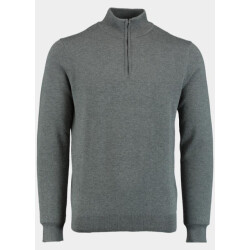 Bos Bright Blue Pullover half zip poly\wool 3019900/106