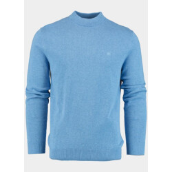 Bos Bright Blue Coltrui tex mockneck pull 25305te06bo/237 oxford blue