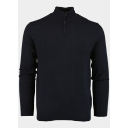 Bos Bright Blue Pullover half zip poly\wool 3019900/205