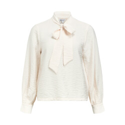 Object objjacira l/s re bow shirt noos 23048076 white sand