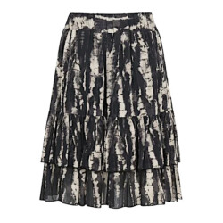 Elvira Collections Rok loes plisse winter tie dye