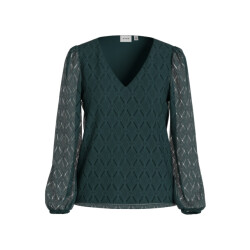 Vila Vifero v-neck ls topdfspb donker