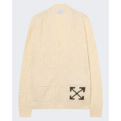 Off White Heren arrow ao 3d stitch knit