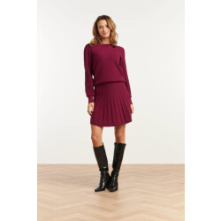 Smashed Lemon 25744 – gebreide rok met plissé-effect |