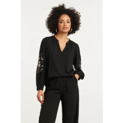 Smashed Lemon 25795 – top met handgeborduurde mouwen |