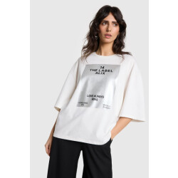 Alix The Label 2511819456 foil print t-shirt