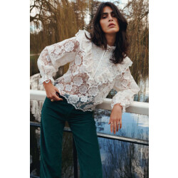 Summum 2s3371-12323 top ruffle lace