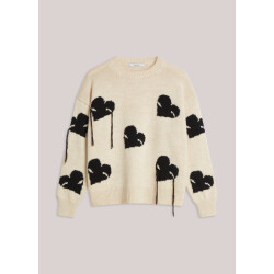 Summum 7s7960-70052 122 sweater instarsia knit ivory