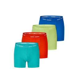 Happy Shorts Heren boxershorts neon multicolor 4-pack