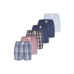 MG-1 Wijde boxershorts heren 6-pack multipack d500