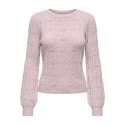 Only Onlkatia ls structure o-neck pull cc knt licht