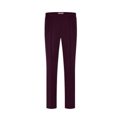 Studio Anneloes Roison bonded trouser aubergine