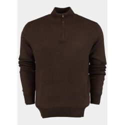 Bos Bright Blue Pullover half zip polyblend 4053225/623