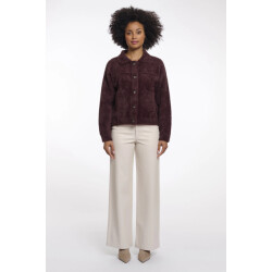 Rino & Pelle Bubbly.5002514 boxy jacket chocolate bean