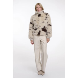 Rino & Pelle Ambra.7012514 short jacket with zipper closure cow girl