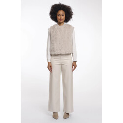 Rino & Pelle Alvita.7002514 waistcoat with hook & eye closure birch dessin