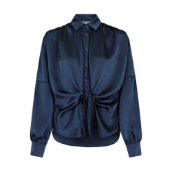 Neo Noir naja satin shirt 160801 678 midnight