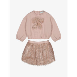 Abel & Lula Meisjes set rok sequin