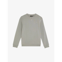 Lyle and Scott Jongens sweater tonal crew sharkskin