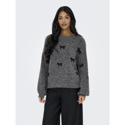 Only Onlbrunhilda life ls bow o-neck knt