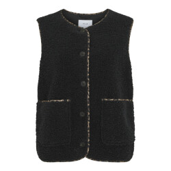 Vila Viada printed piping teddy vest