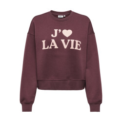 Only Onlbest l/s print crew neck swt