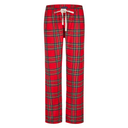 Happy Shorts Dames pyjama broek lang geruit flanel