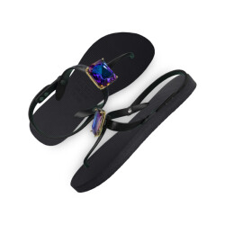 Uzurii Selena diamond blue dames slippers, , maat: