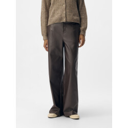 Object Objmelba lisa wide coated pant noos