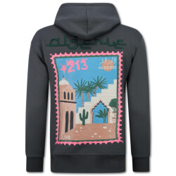 Top-Star Oversized hoodie met capuchon algerie print