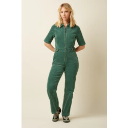 King Louie Garbo zip jumpsuit 07479 matcha green