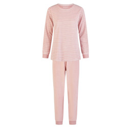 By Louise Dames winter pyjama set lang badstof gestreept
