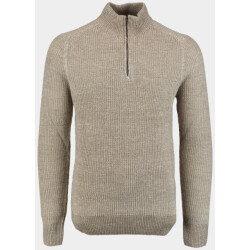 Bos Bright Blue Pullover half zip grof 4356225/158b