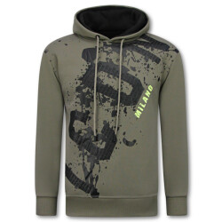 Top-Star Oversized hoodie met capuchon icon splatter