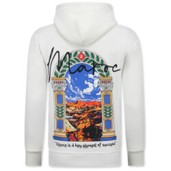 Top-Star Oversized hoodie met capuchon maroc print