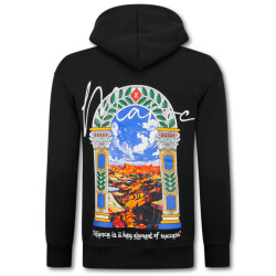 Top-Star Oversized hoodie met capuchon maroc print