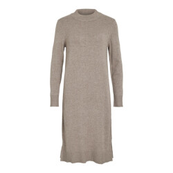 Vila 14061427 viril crew neck l/s midi dress