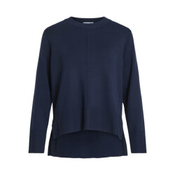 Vila 14102628 viostria o-neck l/s knit top-noos