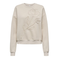 Only Onlelisanna o-neck box swt beige