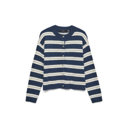 Vero Moda Vmgold stripe ls o-neck cardigan dessin