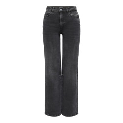 Jacqueline de Yong Jdyfelina-fina hw wide dnm jean darkgrey black denim