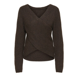 Only Onlzaggie life ls v-necck reversib knt -