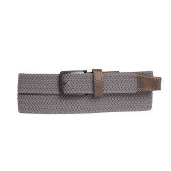 PRESLY & SUN Ps35-24 200 grey - gevlochten elastiek riem presly &