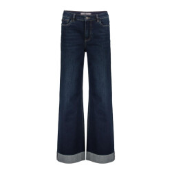 Geisha jeans wide turn-up 51544-10 850 black denim tinted