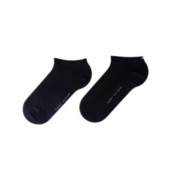 Tommy Hilfiger Dames enkel sokken met geborduurd logo (set van 2)