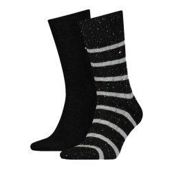 Tommy Hilfiger Heren gestreepte sokken (set van 2)