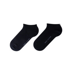 Tommy Hilfiger Dames enkel sokken met geborduurd logo (set van 2)