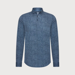 Blue Industry Casual polokraag overhemd |
