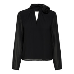 Jacqueline de Yong Jdynomi ls high neck rose top wvn -