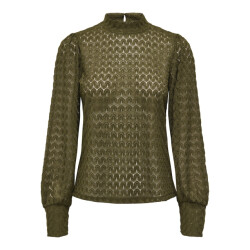 Jacqueline de Yong Jdyavery ls lace top jrs noos army